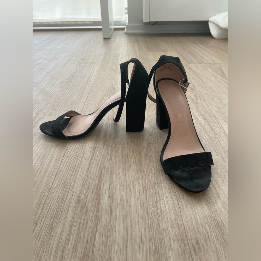Black heels